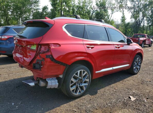 5NMS5DAL9MH347536 2021 HYUNDAI SANTA Red Հետևի աջ