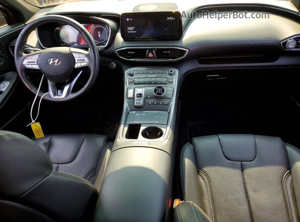 5NMS5DAL9MH347536 2021 HYUNDAI SANTA Red Առջևի վահանակի տեսք
