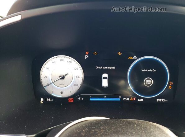 5NMS5DALXPH556269 2023 HYUNDAI SANTA Black ხელსაწყოთა პანელის ხედი