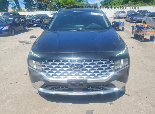 5NMS64AJ1NH386814 2022 HYUNDAI SANTA Black Front view