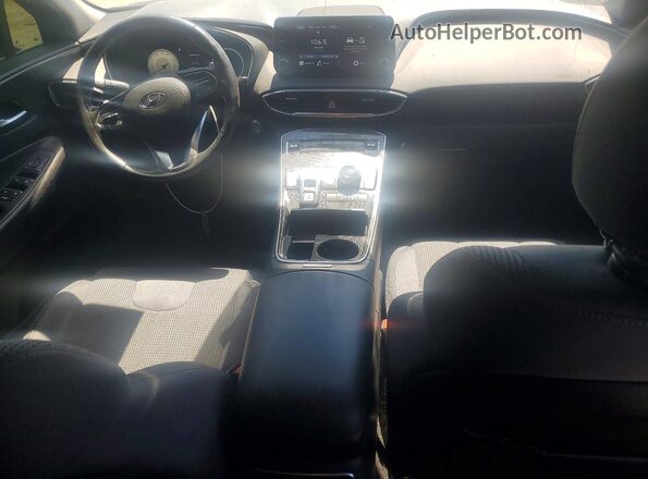 5NMS64AJ1NH386814 2022 HYUNDAI SANTA Black Dashboard view