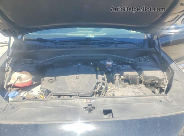5NMS64AJ1NH386814 2022 HYUNDAI SANTA Black Engine compartment view
