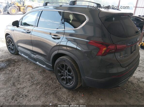 5NMS64AJ4NH383051 2022 HYUNDAI SANTA FE Gray Trasero izquierdo