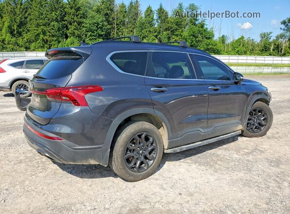 5NMS64AJ6NH400447 2022 HYUNDAI SANTA Gray Trasero derecho