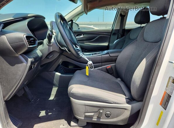 5NMS64AJ7NH393704 2022 HYUNDAI SANTA White Vista interior delantera