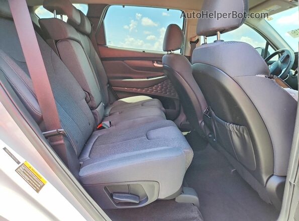 5NMS64AJ7NH393704 2022 HYUNDAI SANTA White Vista interior trasera