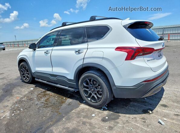 5NMS64AJ7NH393704 2022 HYUNDAI SANTA White Trasero izquierdo
