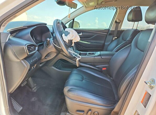 5NMS64AJ8PH498111 2023 HYUNDAI SANTA White Вид салону спереду