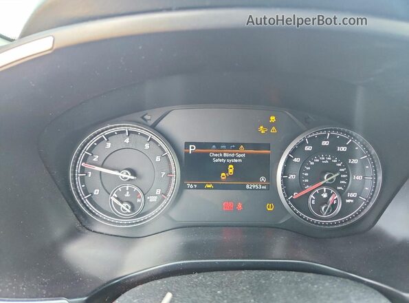 5NMS64AJ9PH488719 2023 HYUNDAI SANTA Silver Вид щитка приладів