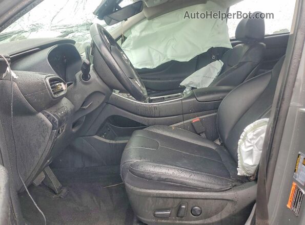 5NMS64AJXPH608267 2023 HYUNDAI SANTA Gray წინა სალონის ხედი