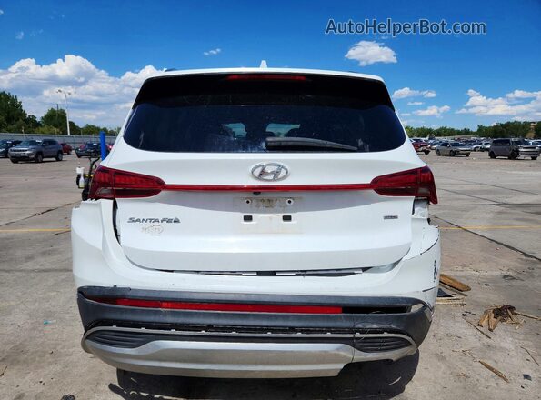 5NMS6DAJ0NH381250 2022 HYUNDAI SANTA White Հետևի տեսք