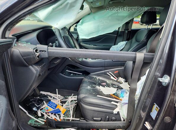 5NMS6DAJ1PH624826 2023 HYUNDAI SANTA Gray წინა სალონის ხედი