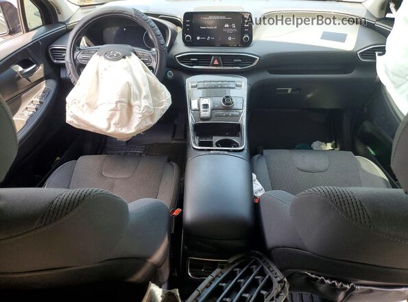 5NMS6DAJ2MH348474 2021 HYUNDAI SANTA Black Առջևի վահանակի տեսք