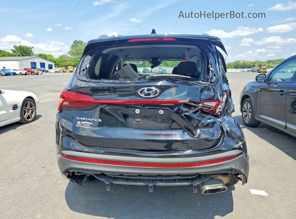 5NMS6DAJ2MH348474 2021 HYUNDAI SANTA Black Հետևի տեսք
