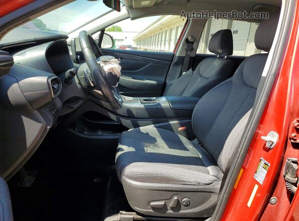 5NMS6DAJ3MH372010 2021 HYUNDAI SANTA Red Вид салону спереду