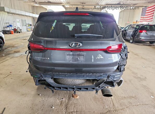 5NMS6DAJ3NH398513 2022 HYUNDAI SANTA Gray Հետևի տեսք
