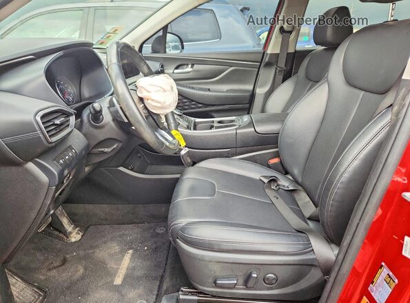 5NMS6DAJ6PH509378 2023 HYUNDAI SANTA Red წინა სალონის ხედი