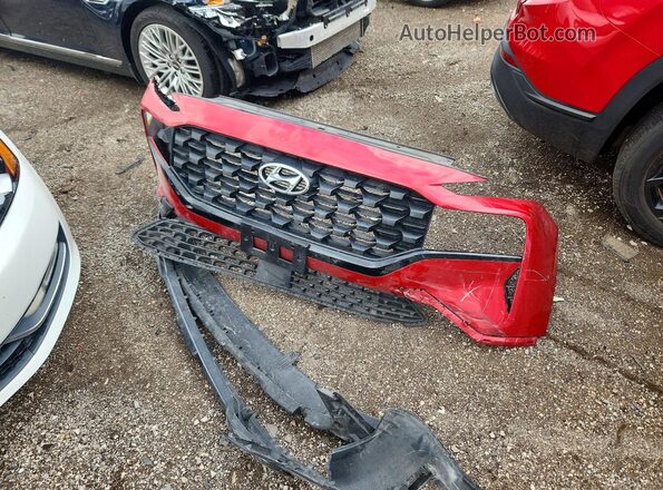 5NMS6DAJ6PH509378 2023 HYUNDAI SANTA Red VIN კოდის სტიკერის ხედი