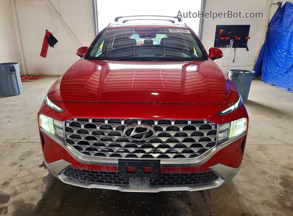 5NMS6DAJ7MH370485 2021 HYUNDAI SANTA Red წინა ხედი