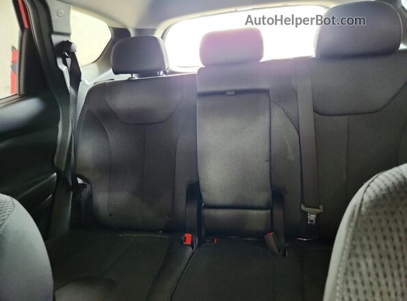 5NMS6DAJ7MH370485 2021 HYUNDAI SANTA Red უკანა სავარძლების ხედი