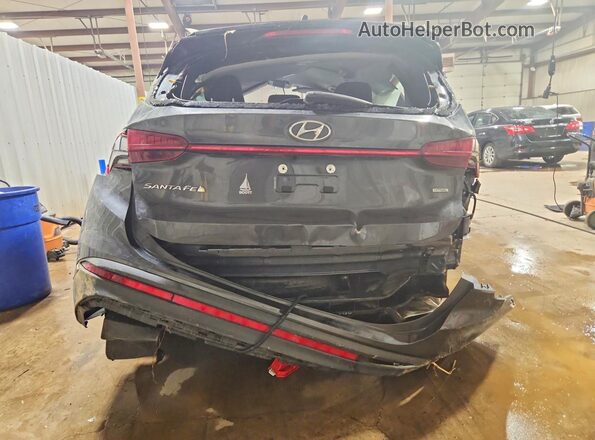 5NMS6DAJ9MH315908 2021 HYUNDAI SANTA Charcoal Հետևի տեսք
