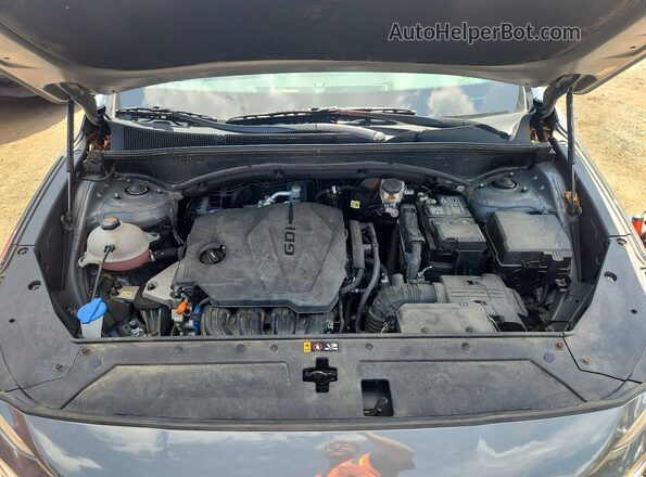 5NMS6DAJ9NH424080 2022 HYUNDAI SANTA Gray Engine compartment view