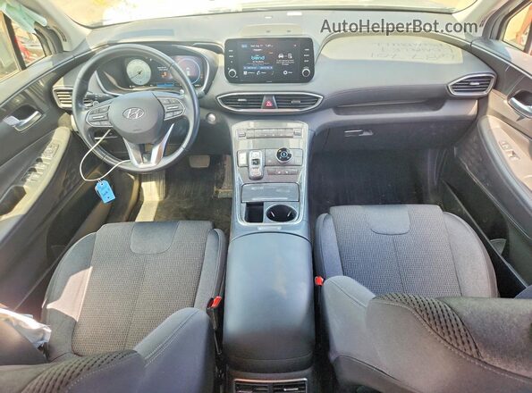 5NMS6DAJ9NH424080 2022 HYUNDAI SANTA Gray Dashboard view