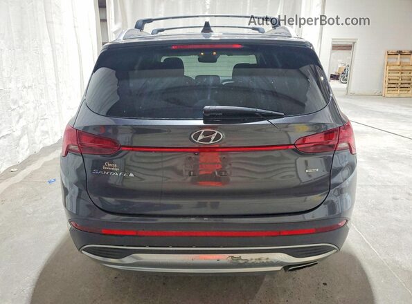5NMS6DAJXNH388898 2022 HYUNDAI SANTA Gray Widok z tyłu