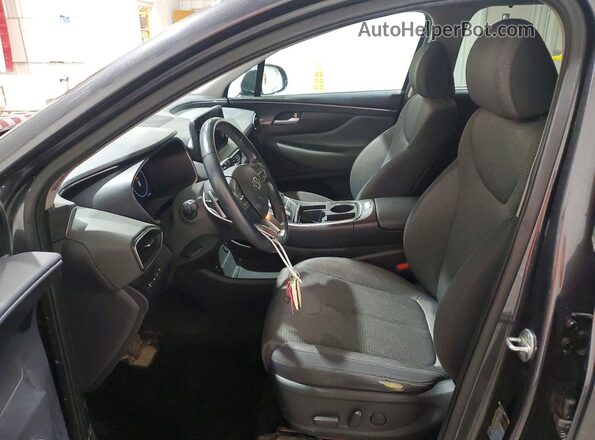 5NMS6DAJXNH388898 2022 HYUNDAI SANTA Gray Widok wnętrza z przodu