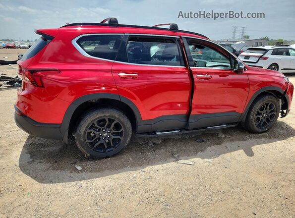 5NMS6DAJXNH479220 2022 HYUNDAI SANTA Red Задня права чверть