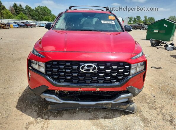 5NMS6DAJXNH479220 2022 HYUNDAI SANTA Red Вид спереду