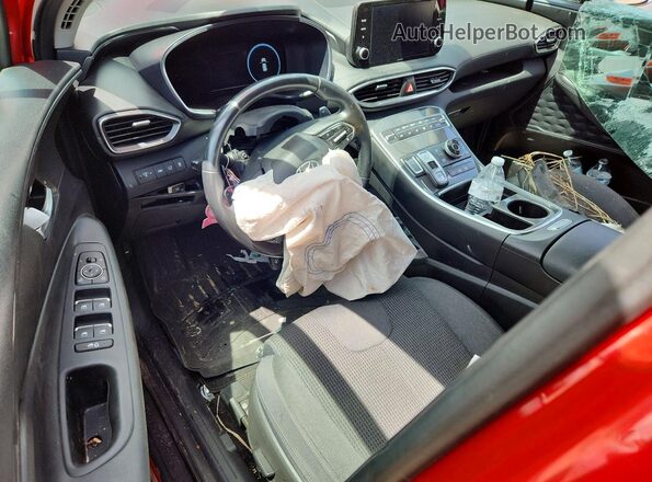 5NMS6DAJXNH479220 2022 HYUNDAI SANTA Red Вид панелі приладів