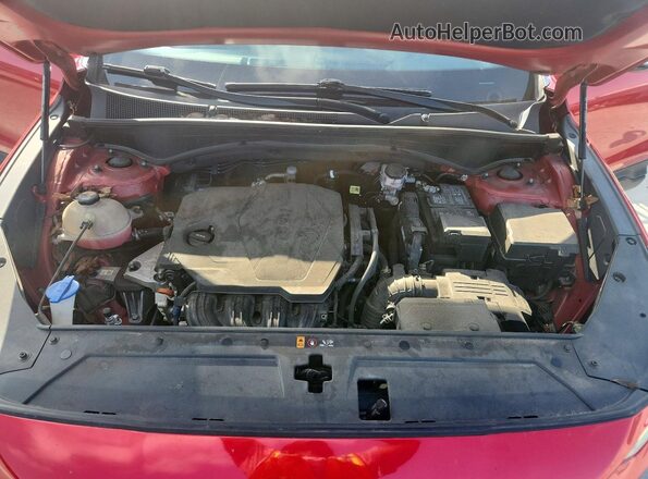 5NMS6DAJXPH527348 2023 HYUNDAI SANTA Red Engine compartment view