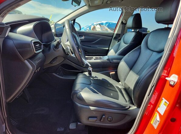 5NMS6DAJXPH527348 2023 HYUNDAI SANTA Red Front interior view