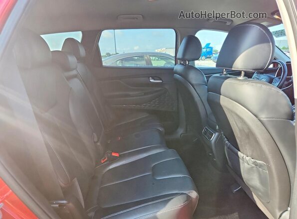 5NMS6DAJXPH527348 2023 HYUNDAI SANTA Red Rear interior view