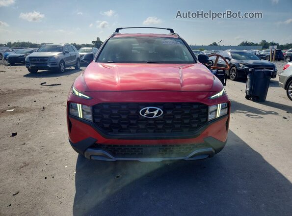 5NMS6DAJXPH527348 2023 HYUNDAI SANTA Red Front view