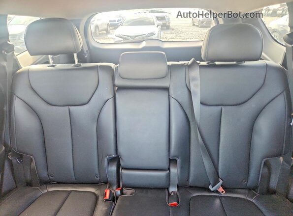 5NMS6DAJXPH527348 2023 HYUNDAI SANTA Red Rear seats view