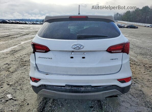 5NMZT3LB0JH061380 2018 HYUNDAI SANTA White Հետևի տեսք