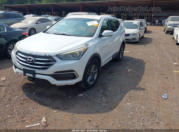 5NMZT3LB2HH040976 2017 HYUNDAI SANTA FE SPORT Белый Передняя левая четверть