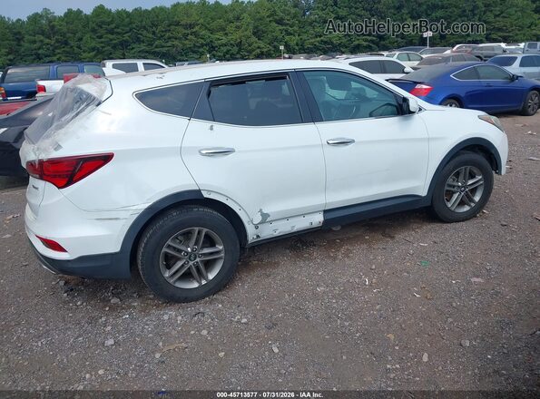 5NMZT3LB2HH040976 2017 HYUNDAI SANTA FE SPORT Белый Вид задней части салона