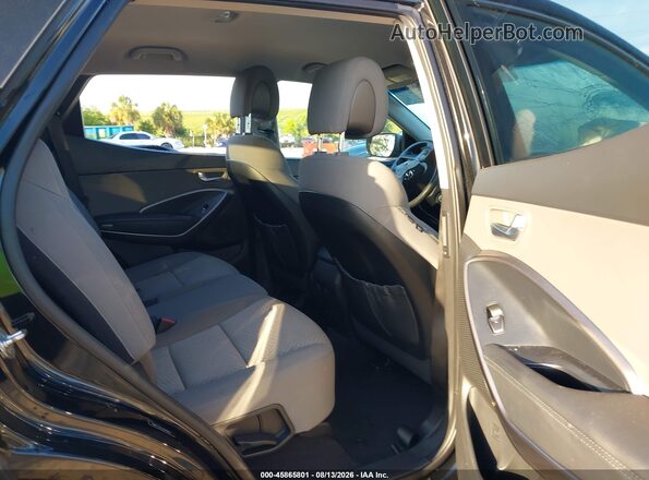 5NMZT3LB2JH095921 2018 HYUNDAI SANTA FE SPORT Black Widok naklejki z numerem VIN