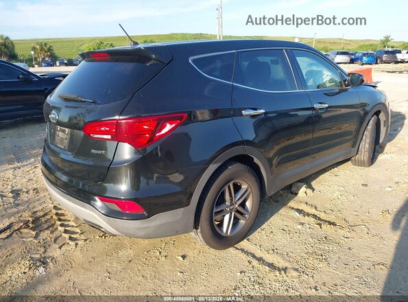 5NMZT3LB2JH095921 2018 HYUNDAI SANTA FE SPORT Black Tył prawy