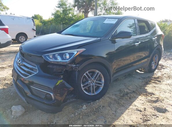 5NMZT3LB2JH095921 2018 HYUNDAI SANTA FE SPORT Black Przód lewy