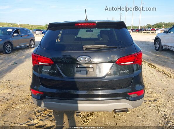 5NMZT3LB2JH095921 2018 HYUNDAI SANTA FE SPORT Black 