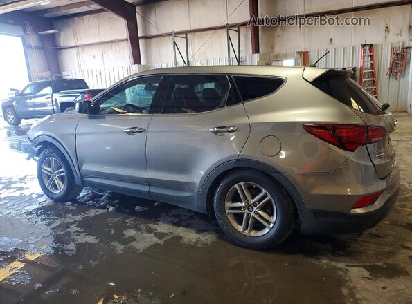 5NMZT3LB2JH097233 2018 HYUNDAI SANTA Gray Rear left