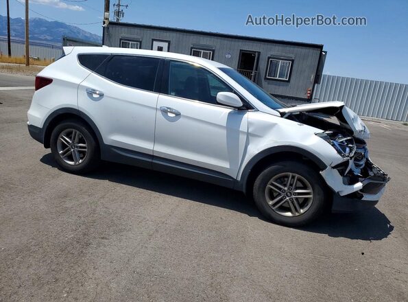 5NMZT3LB4HH026576 2017 HYUNDAI SANTA White Przód prawy