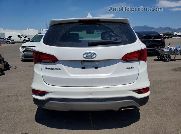 5NMZT3LB4HH026576 2017 HYUNDAI SANTA White Widok z tyłu