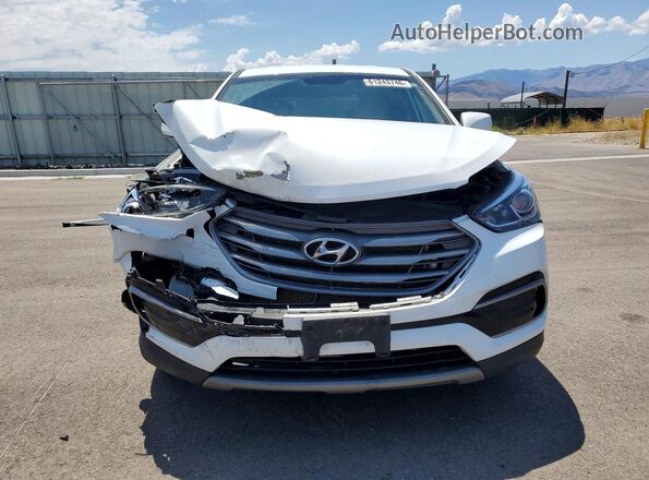 5NMZT3LB4HH026576 2017 HYUNDAI SANTA White Widok z przodu