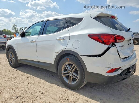 5NMZT3LB5HH037747 2017 HYUNDAI SANTA White Հետևի ձախ