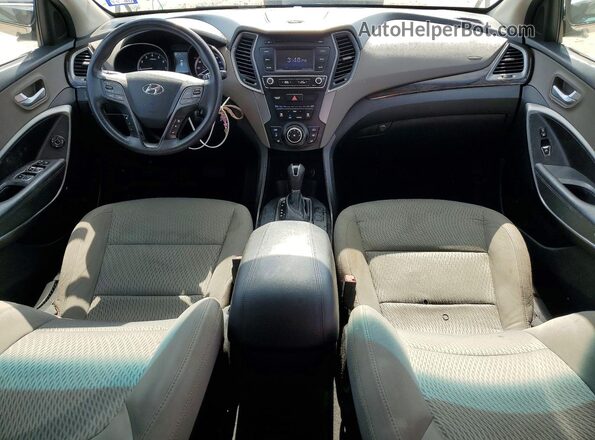 5NMZT3LB5HH037747 2017 HYUNDAI SANTA White Առջևի վահանակի տեսք
